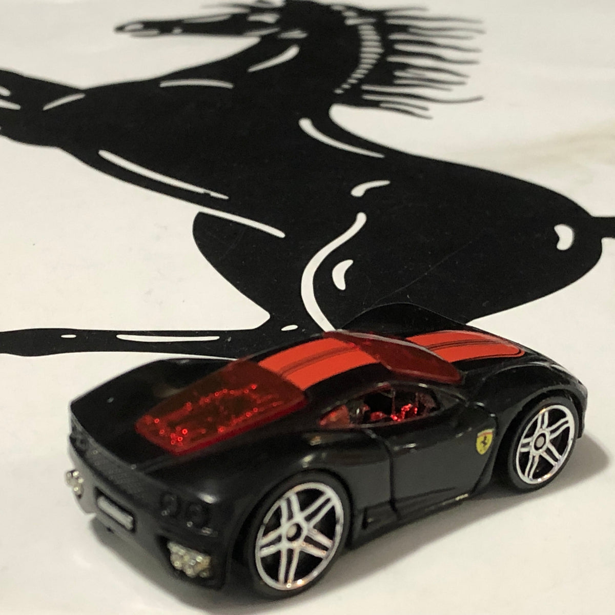 Ferrari 360 Modena Black by HotWheels 1:64 (PR5)(M6934)(No box)