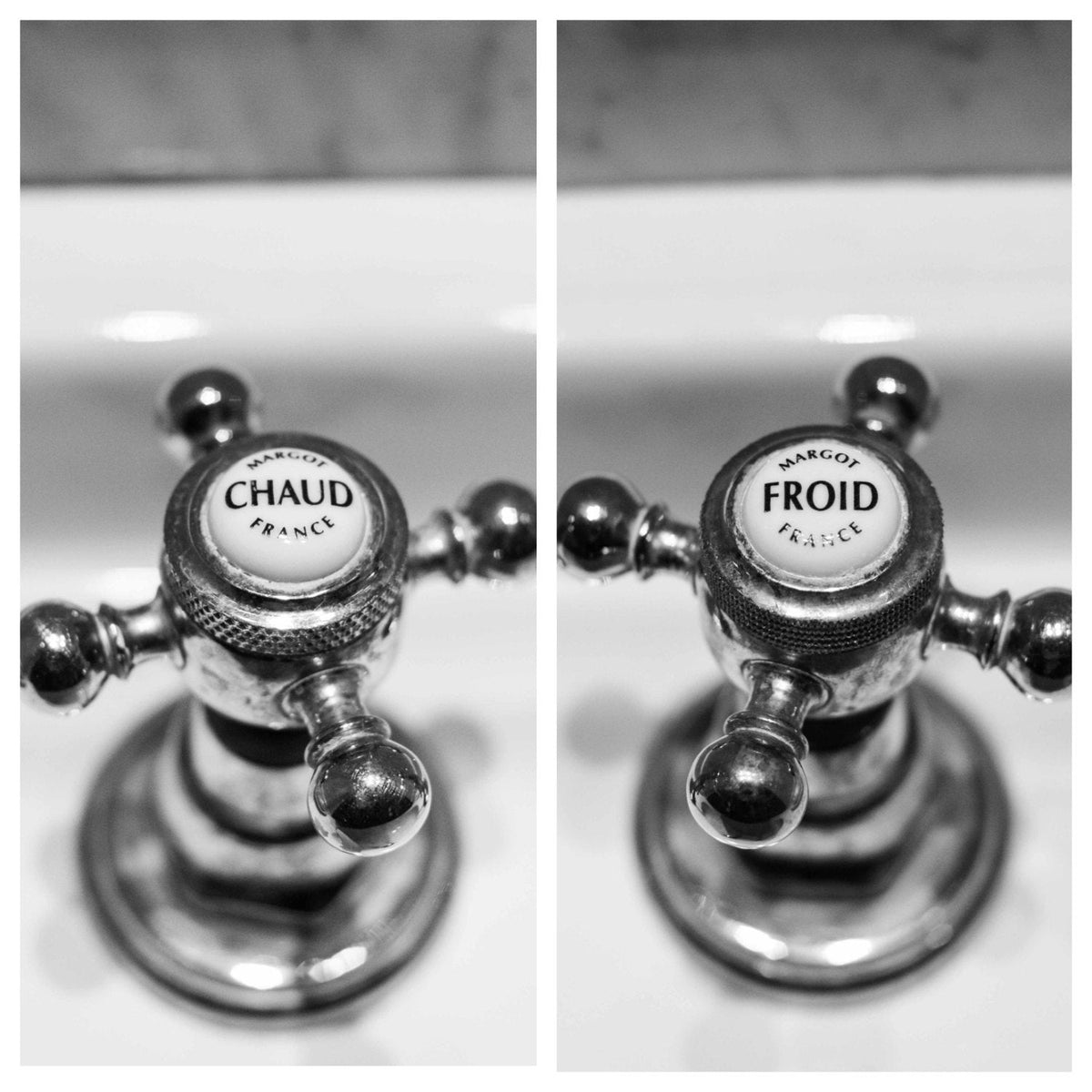 French Bathroom Hot and Cold Set
