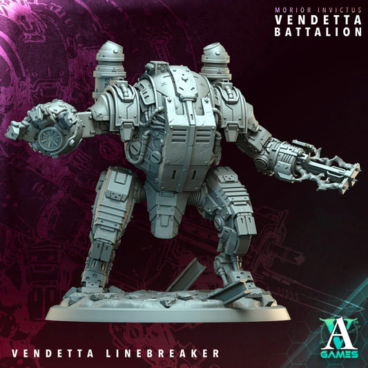 Vendetta Annihilator y Linebreaker impresos en 3D