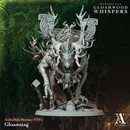 3D Printed Beastbinder Crone de Archvillain Games