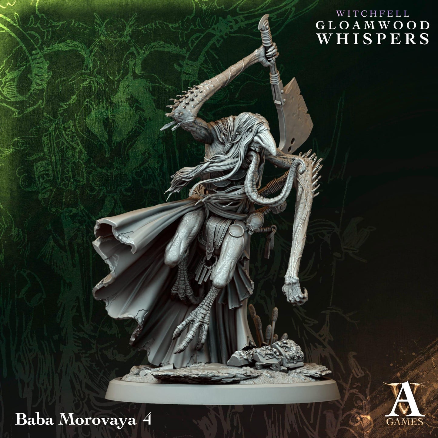 Baba Morovayas impresa en 3D por Archvillain Games
