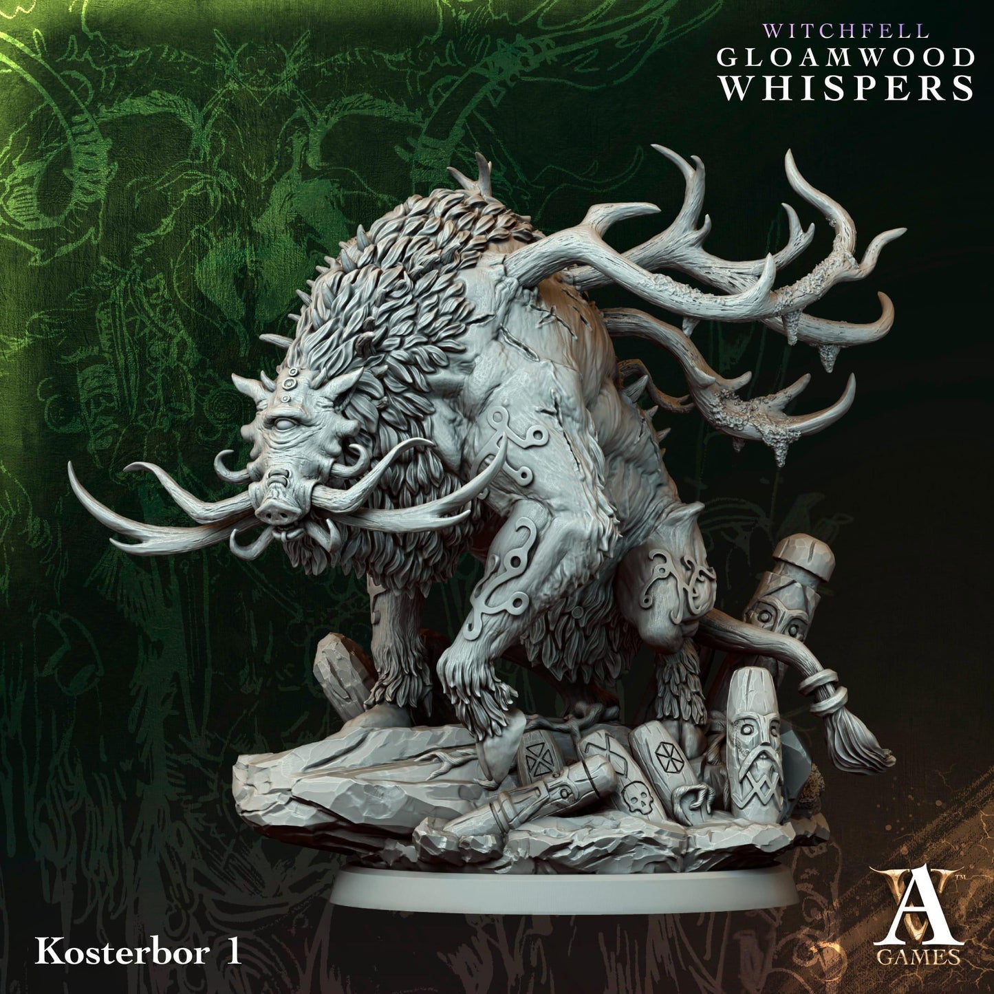 Kosterbors impresos en 3D por Archvillain Games