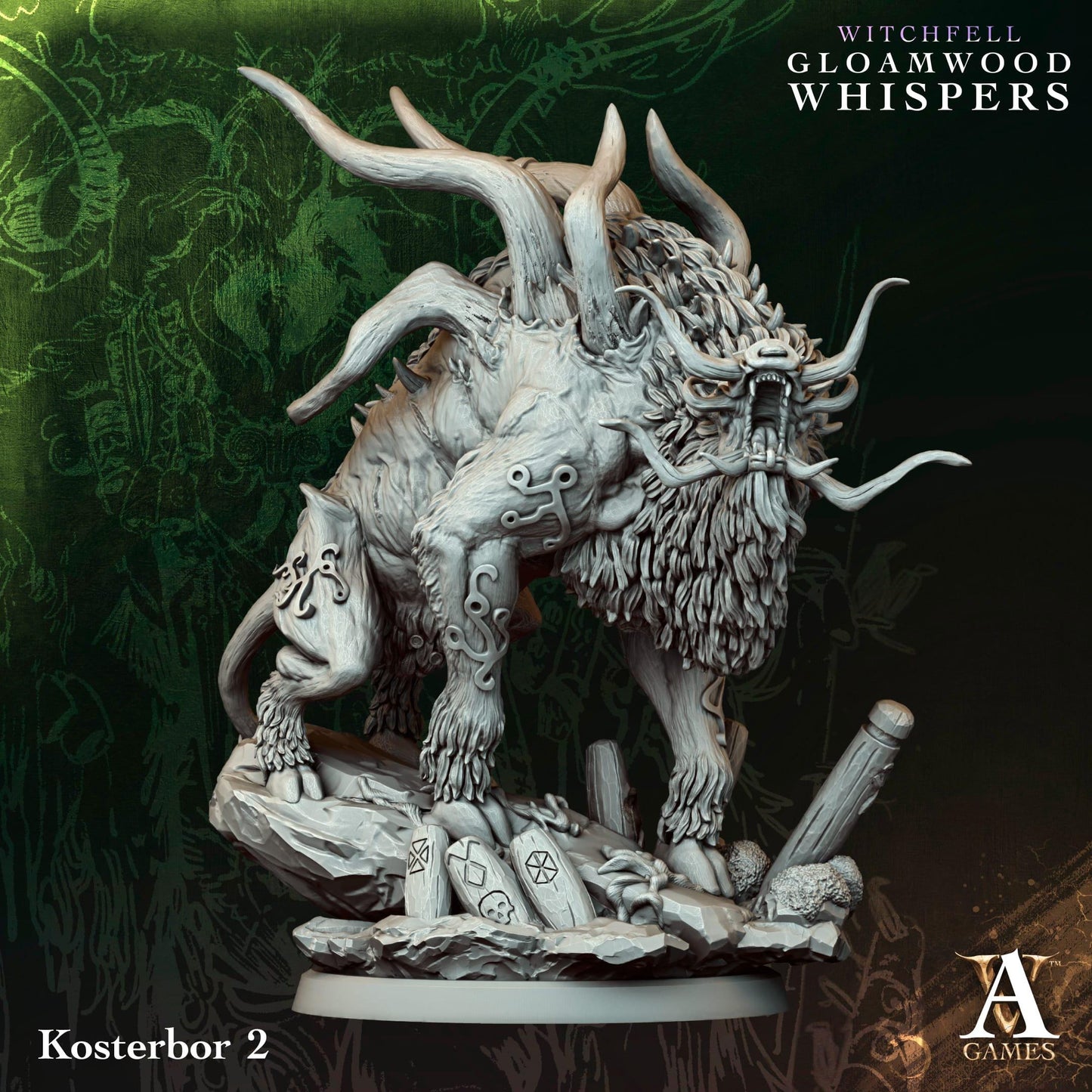 Kosterbors impresos en 3D por Archvillain Games