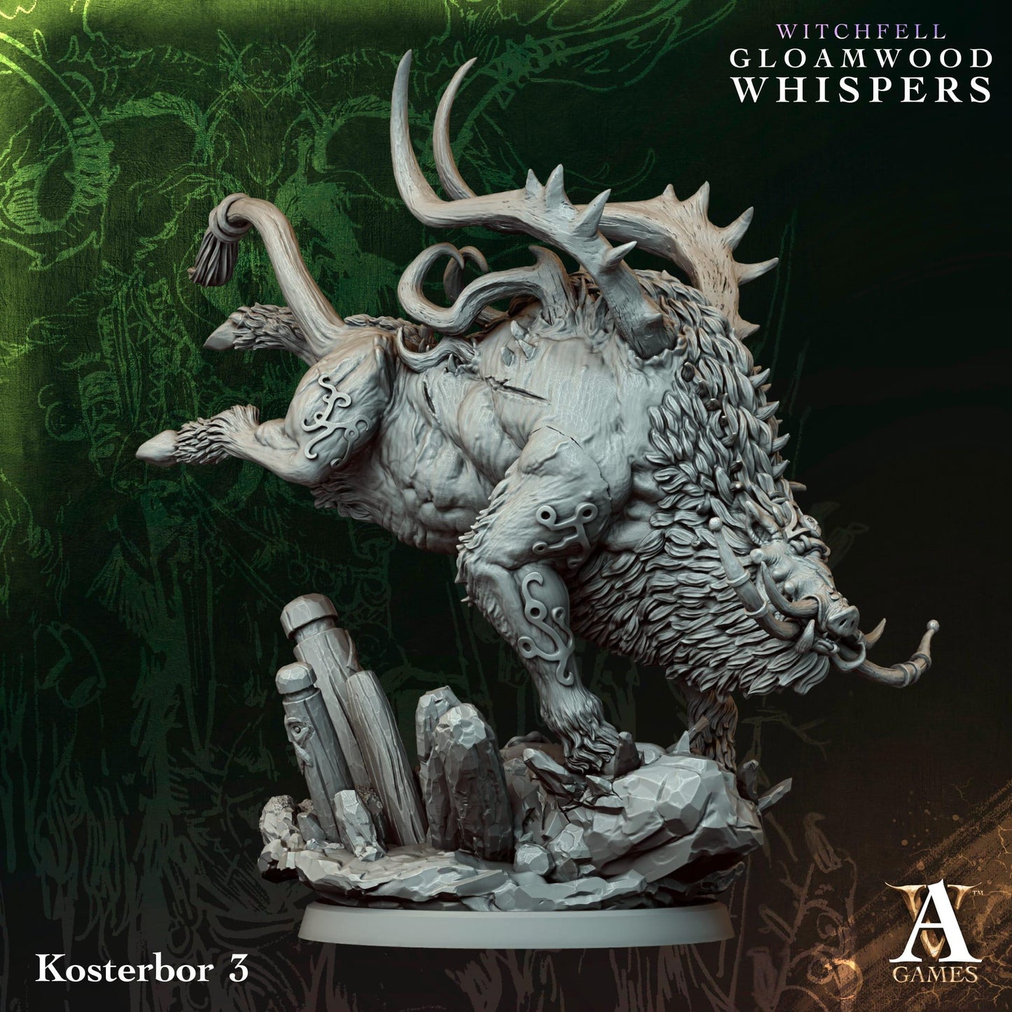 Kosterbors impresos en 3D por Archvillain Games