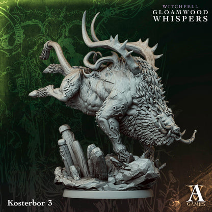 Kosterbors impresos en 3D por Archvillain Games