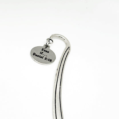 Even If Daniel 3 18 Charm Bookmark Christian Scripture Shepherd Hook Bookmark Faith Bible Verse Gift