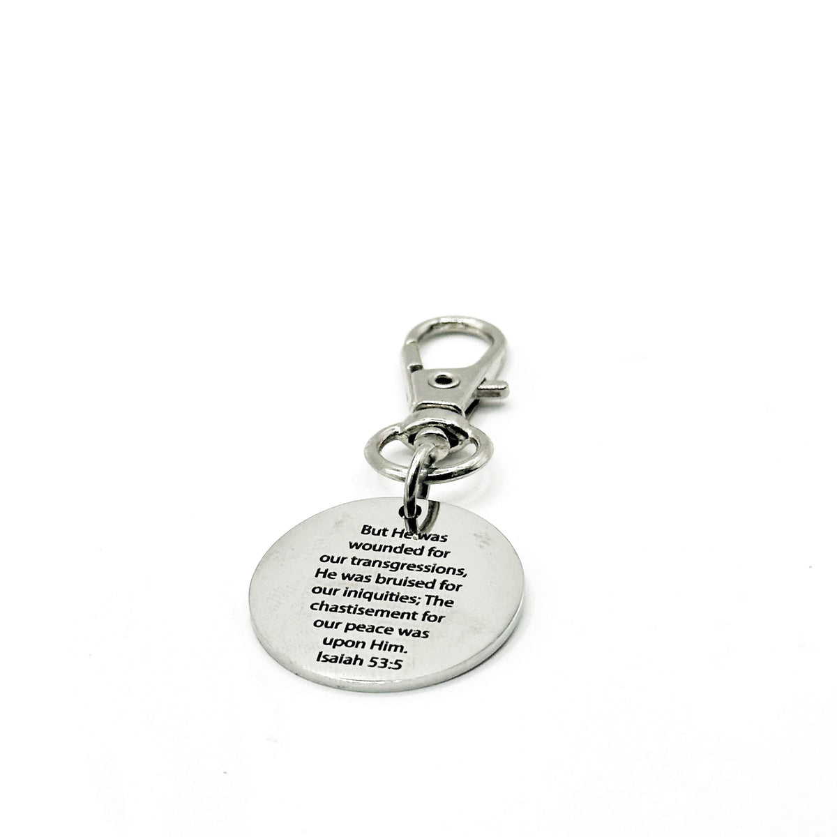 Isaiah 53 5 Clip On Charm Faith Jewelry