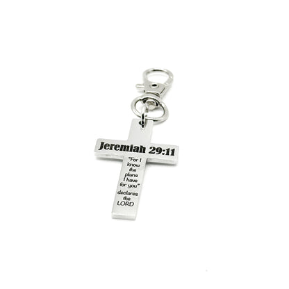 Jeremiah 29 11 Cross Clip On Charm