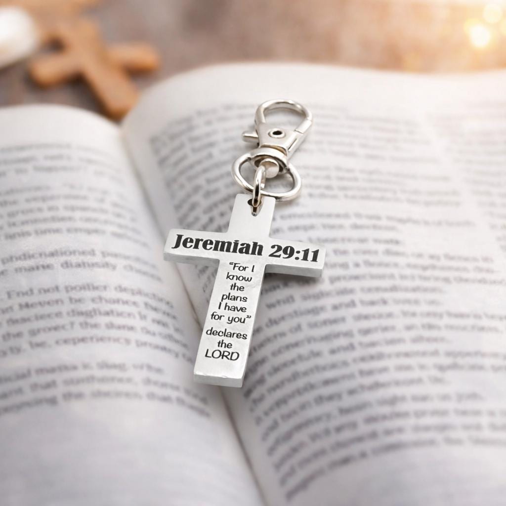 Jeremiah 29 11 Cross Clip On Charm