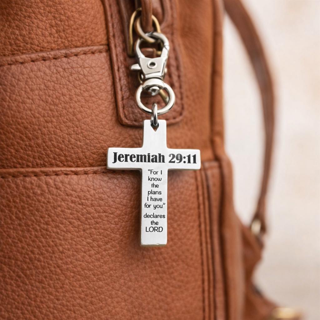 Jeremiah 29 11 Cross Clip On Charm
