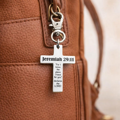 Jeremiah 29 11 Cross Clip On Charm