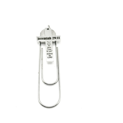 Jeremiah 29 11 Cross Bookmark Charm