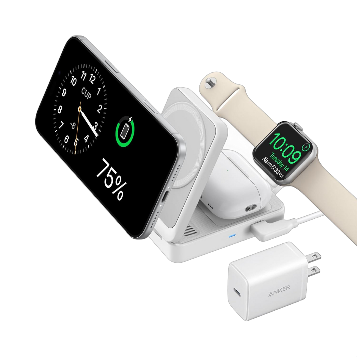 Anker MagGo Wireless Charging Station (Foldable 3-in-1) — photo 1 of 10
