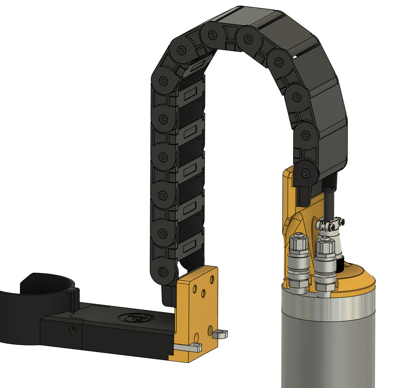 Z Axis Cable Chain Mount System — Universal CNC Cleanup Upgrade