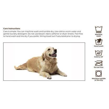 Doggy DrySaver – Premium Chenille Pet Drying Towel (70 x 40 cm / 27.5 x 15.7 in) — photo 4 of 5