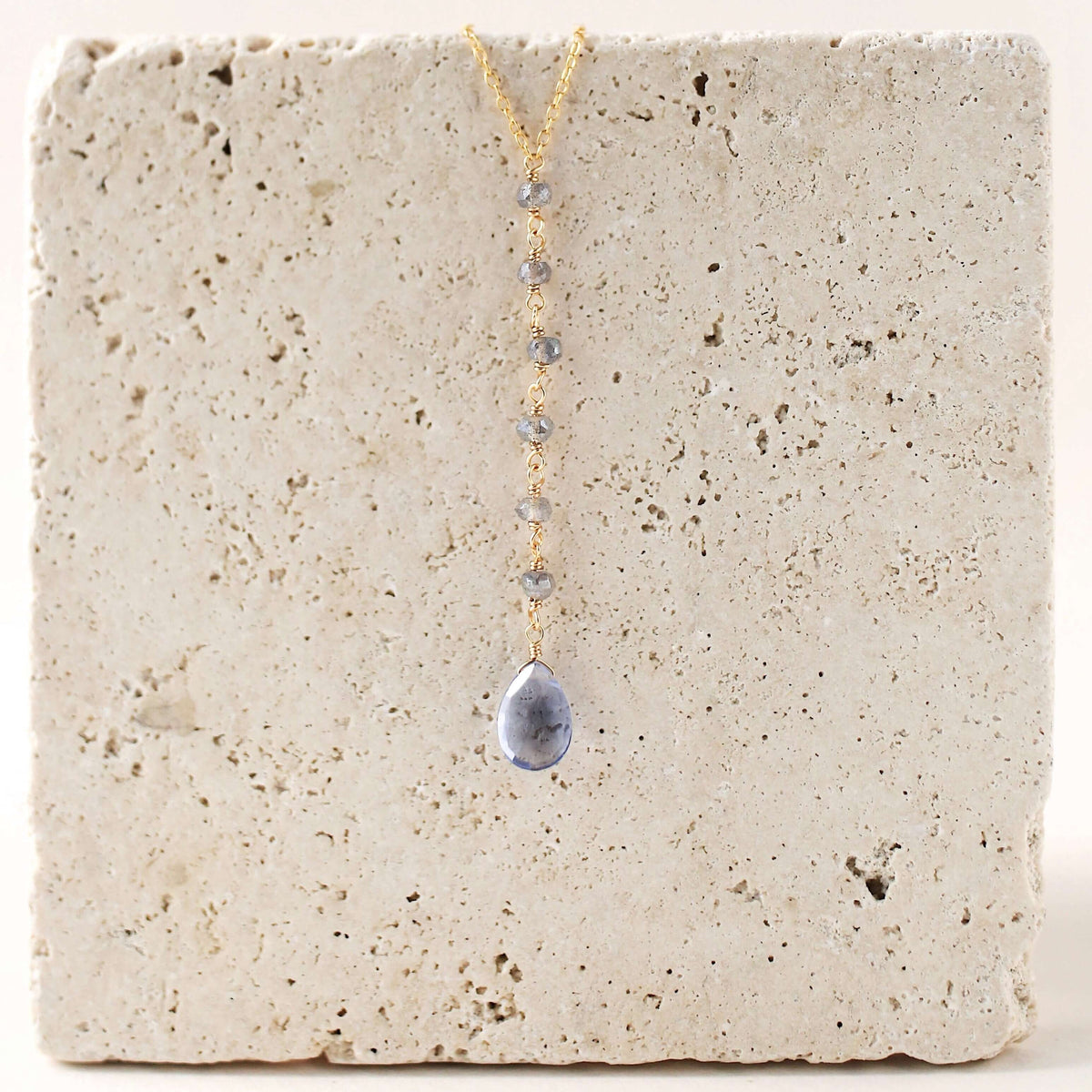 Tanzanite Quartz Yoga Pendant