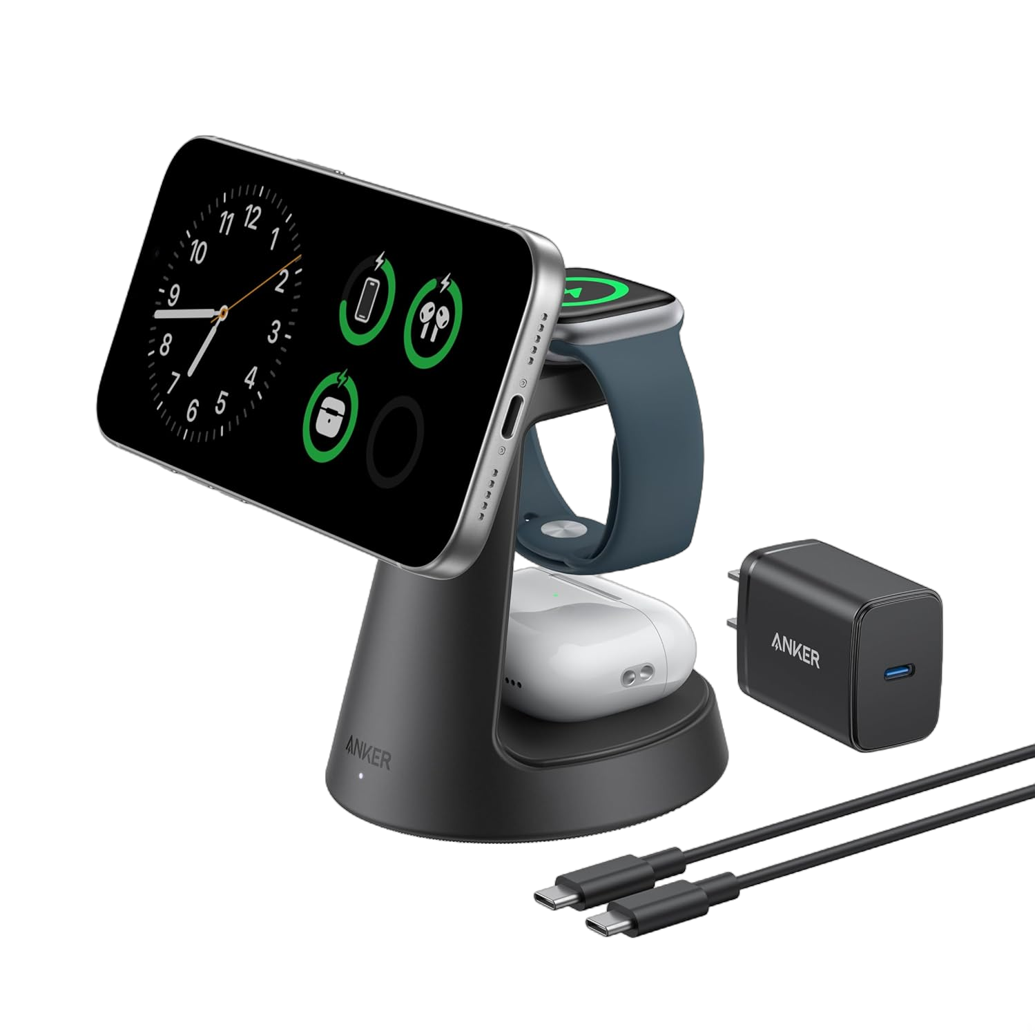 Anker MagGo Wireless Charging Station (3-in-1, Dock Stand) — photo 7 of 10