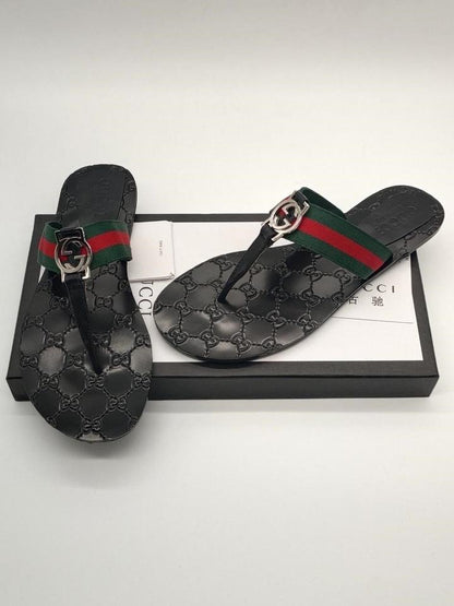 Gucci Leather Slippers for Men – Luxury Comfort & Style (New)