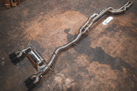 BMW F8x M3 / M4 Equal Length Valved Sport Exhaust System — photo 2 of 10