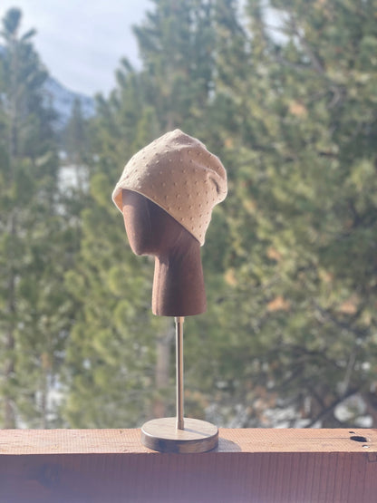 Hat: Muumtei Reversible 100% Cashmere