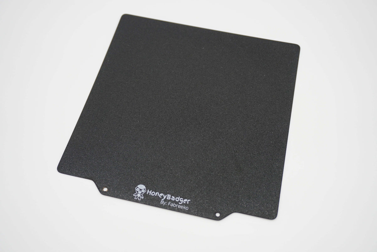 HoneyBadger Zero G Mercury 1 Dual Sided Black Textured & Smooth PEI Flex Plates — photo 2 of 2