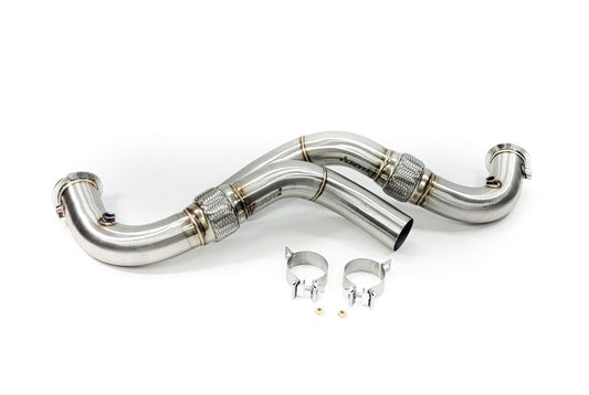 BMW F01 750I N63 / N63TU CATLESS DOWNPIPES — photo 2 of 2