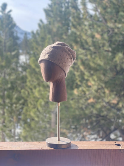 Hat: Muumtei Reversible 100% Cashmere