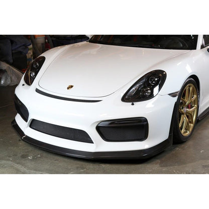 Porsche 981 Cayman GT4 Carbon Fiber Front Air Dam/ Lip 2015-2016