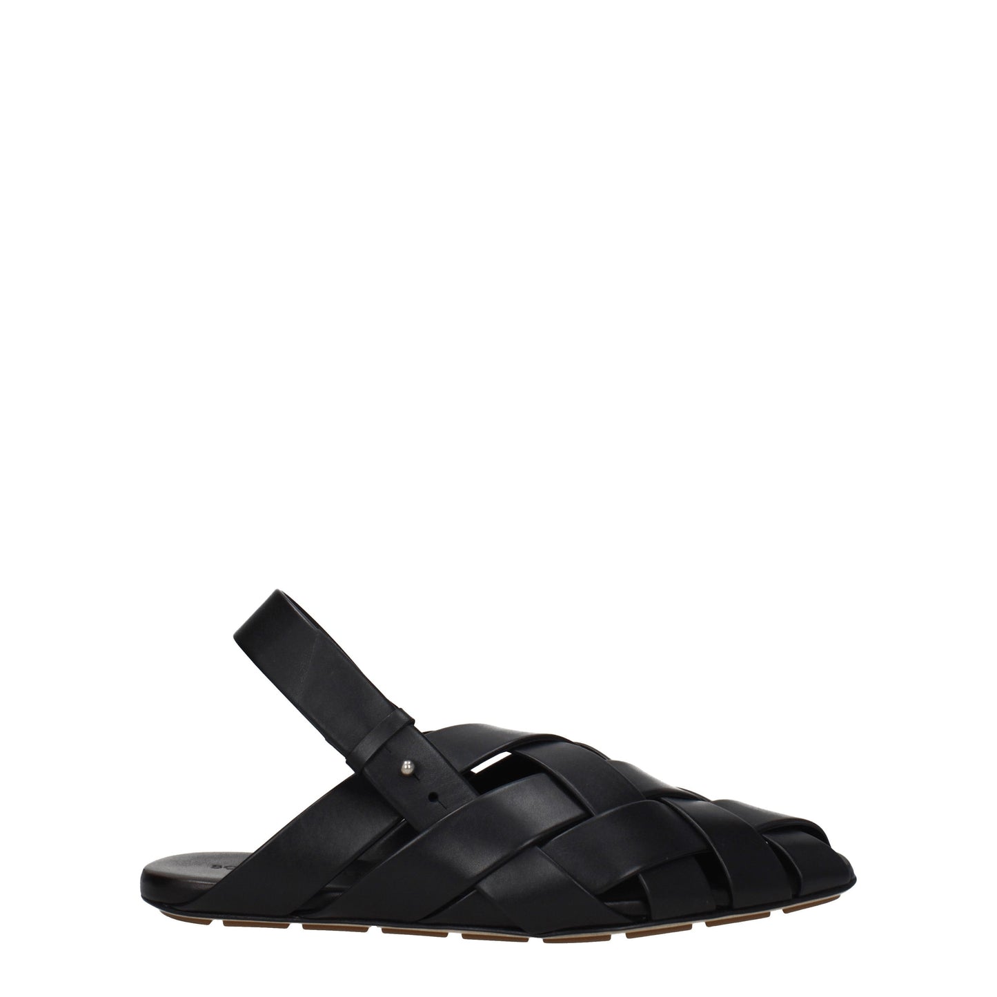 Bottega Veneta Sandali Uomo Pelle Nero