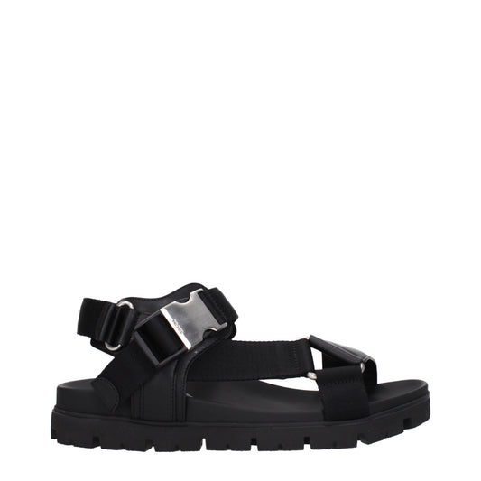 Prada Sandali Uomo Pelle Nero