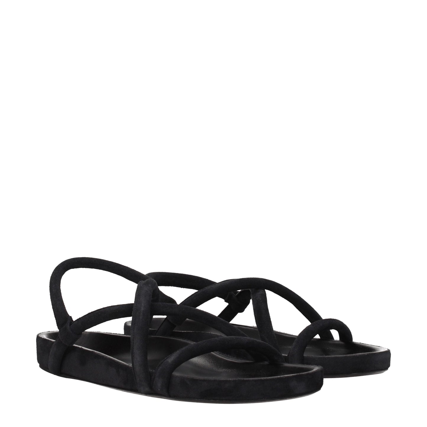 Isabel Marant Sandali Uomo Camoscio Nero