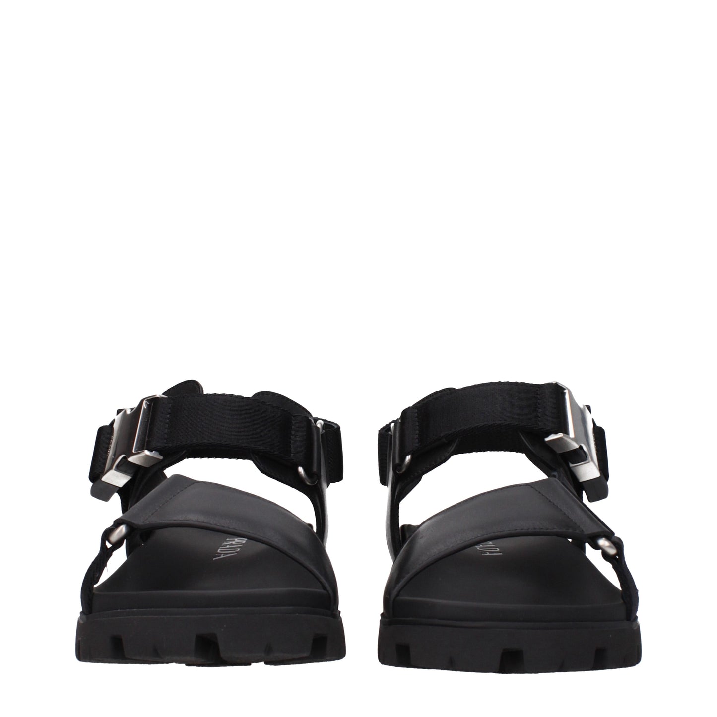 Prada Sandali Uomo Pelle Nero