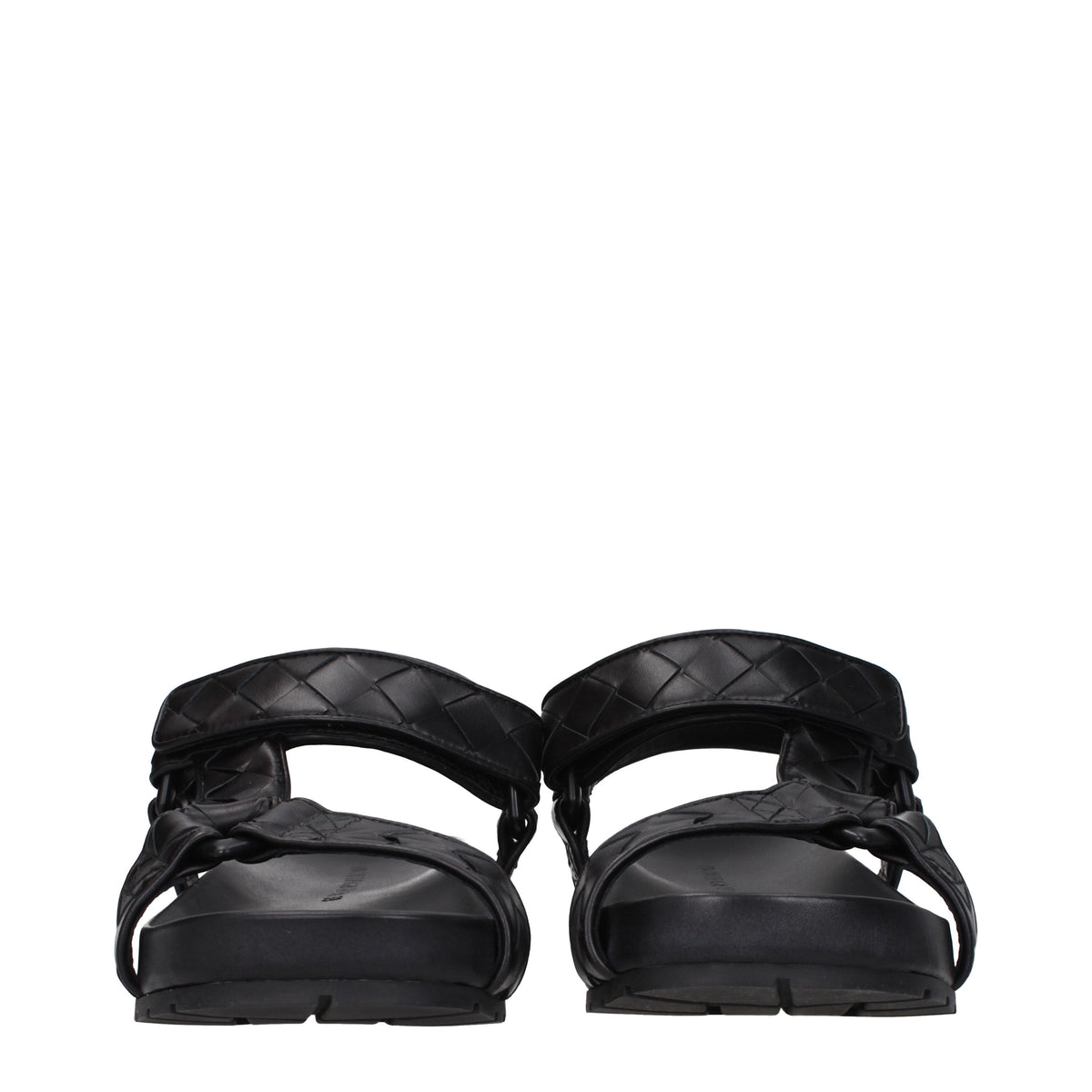 Bottega Veneta Sandali Uomo Pelle Nero