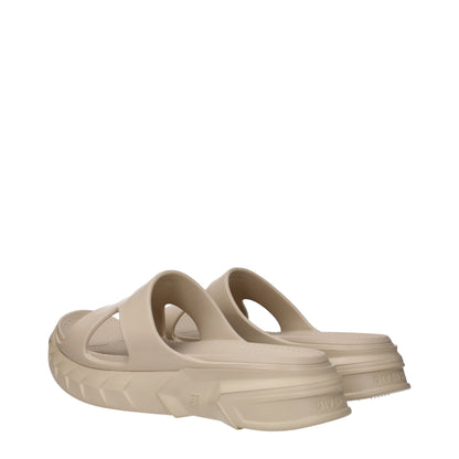 Givenchy Ciabatte e Zoccoli Marshmallow Uomo Gomma Beige/Sabbia