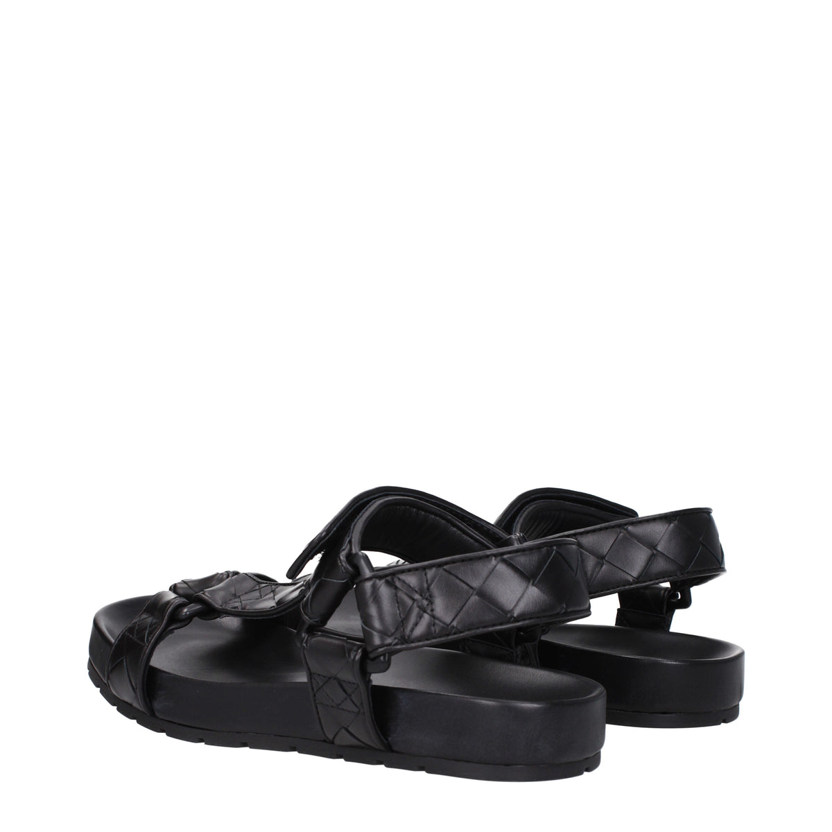Bottega Veneta Sandali Uomo Pelle Nero
