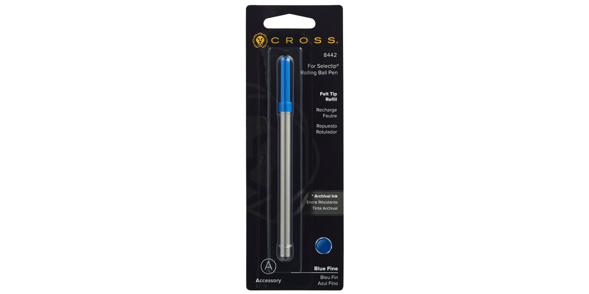 Porous-Point (Felt-Tip) Refill for Selectip® Pens - Blue - Fine