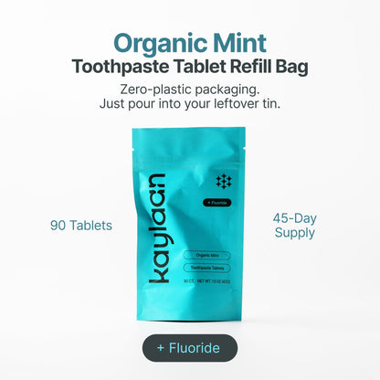 Fluoride Mint Toothpaste Tablets Refill