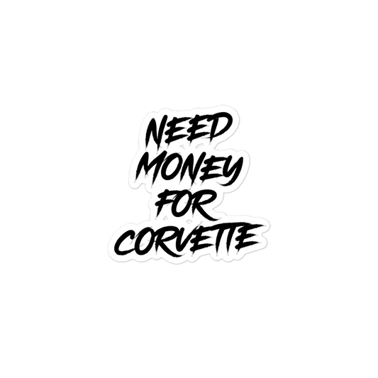 Need Corvette Sticker — photo 1 of 4