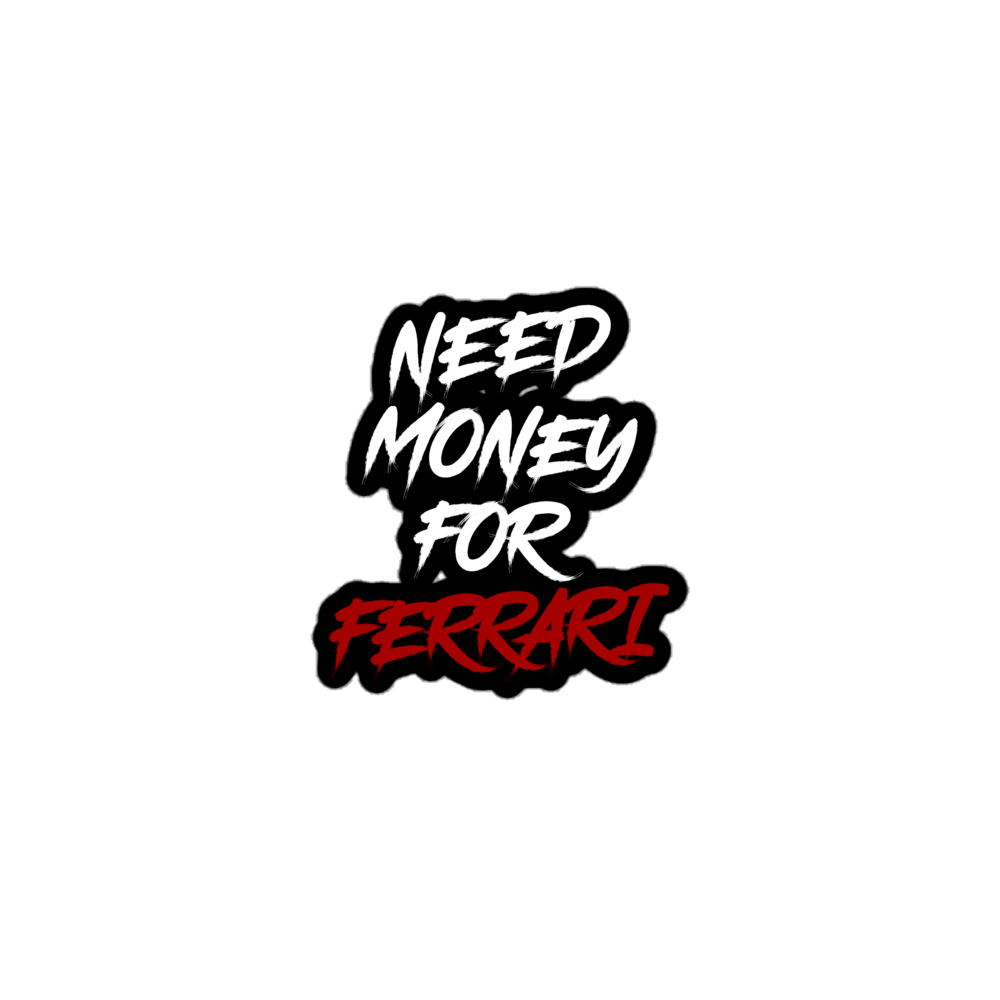 Need Ferrari Sticker