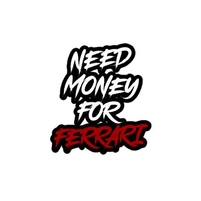 Need Ferrari Sticker