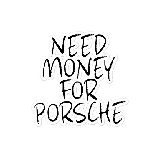 Need Porsche Sticker — photo 2 of 4
