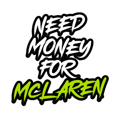 Need McLaren Sticker