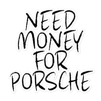 Need Porsche Sticker