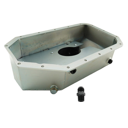 Notched Baffled Turbo Oil Pan -10AN K-Swap K20 K24 Civic Si 8th Gen 06-11 Honda