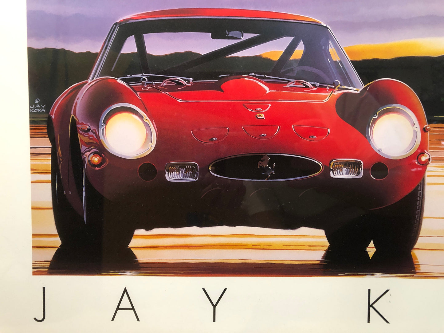 Ferrari 250 GTO Poster by Jay Koka - Millenium GTO