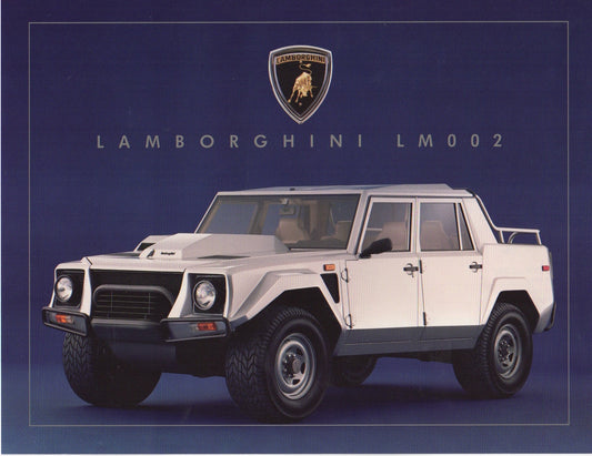 Lamborghini LM 002 Brochure