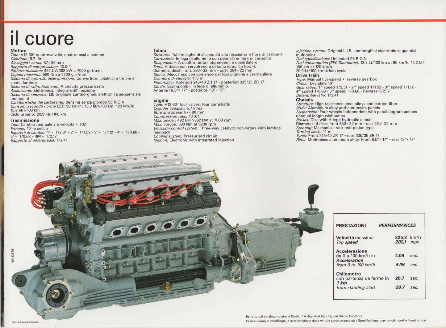 Lamborghini Diablo Brochure (901325791)