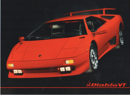 Lamborghini Press Kit 1993 Geneva - Diablo VT Presentation