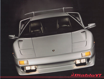 Lamborghini Diablo VT Large Brochures & Press Kit