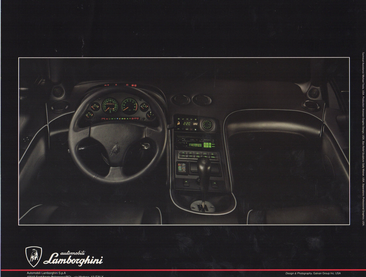 Lamborghini Diablo VT Large Brochures & Press Kit